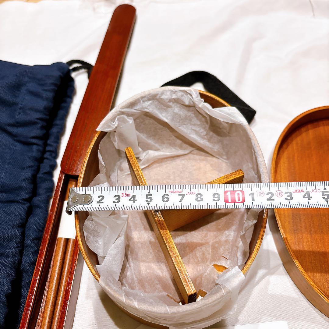 ☆お弁当箱 セット 木曽ひのき 木曽漆器 曲げわっぱ 箸箱 箸 セット 弁当