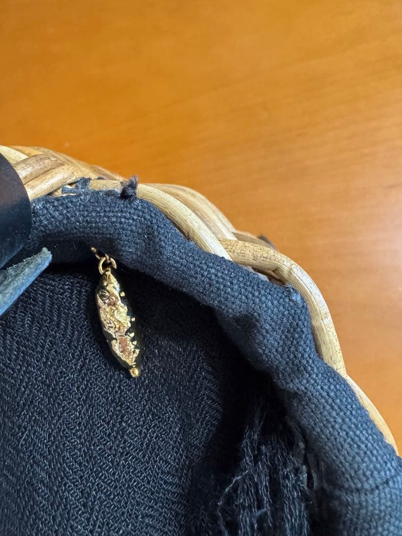 【あきあき】ebagos ポケット付バスケットBLACK