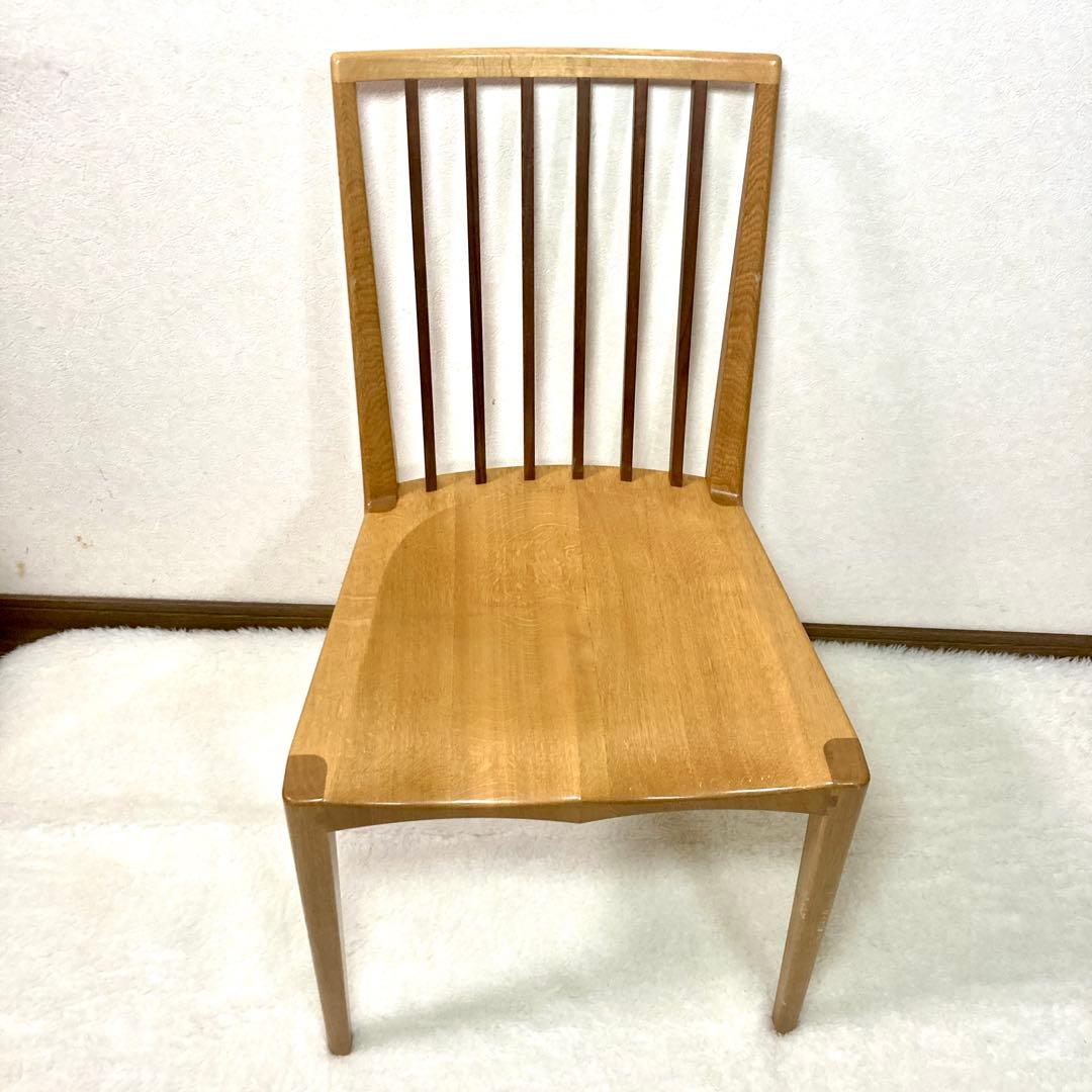 起立木工 ナラ材 パレスDチェア 木製 ダイニングチェア