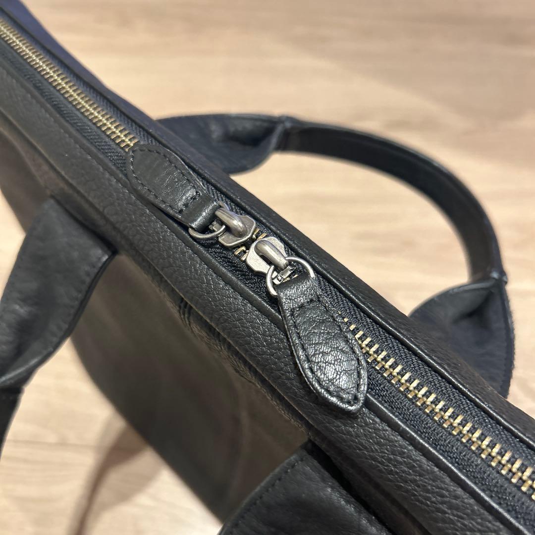 PORTER 黒 レザービジネスバッグ