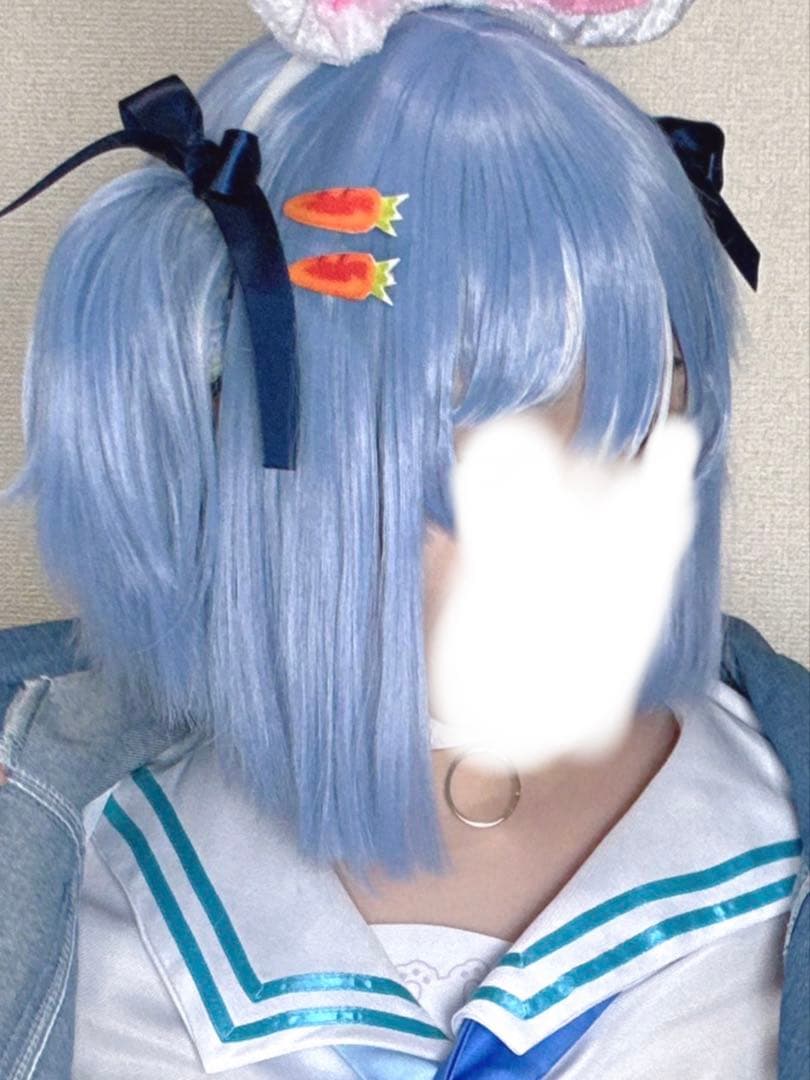 コスプレ ホロライブ 兎田ぺこら ウィッグ 衣装
