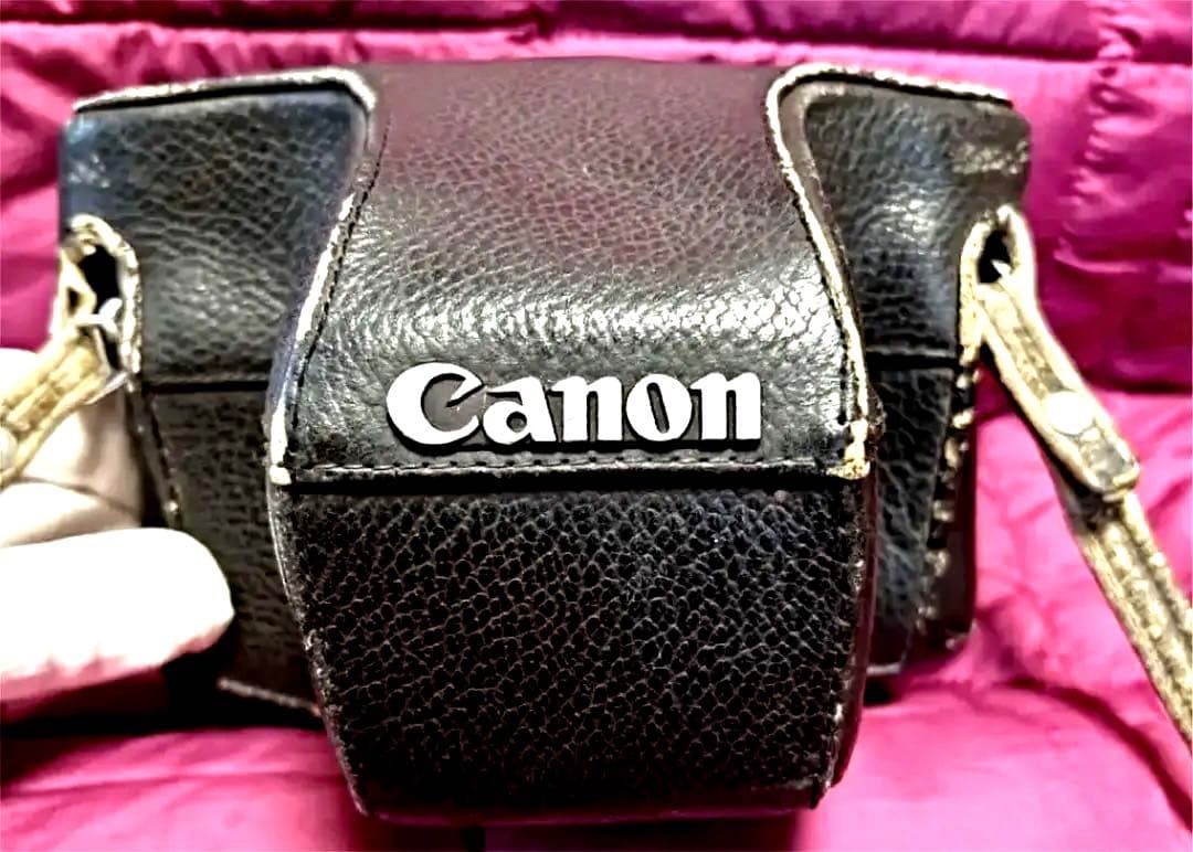 Canon FX 一眼レフ フィルムカメラ （ジャンク品）レザーケース付き
