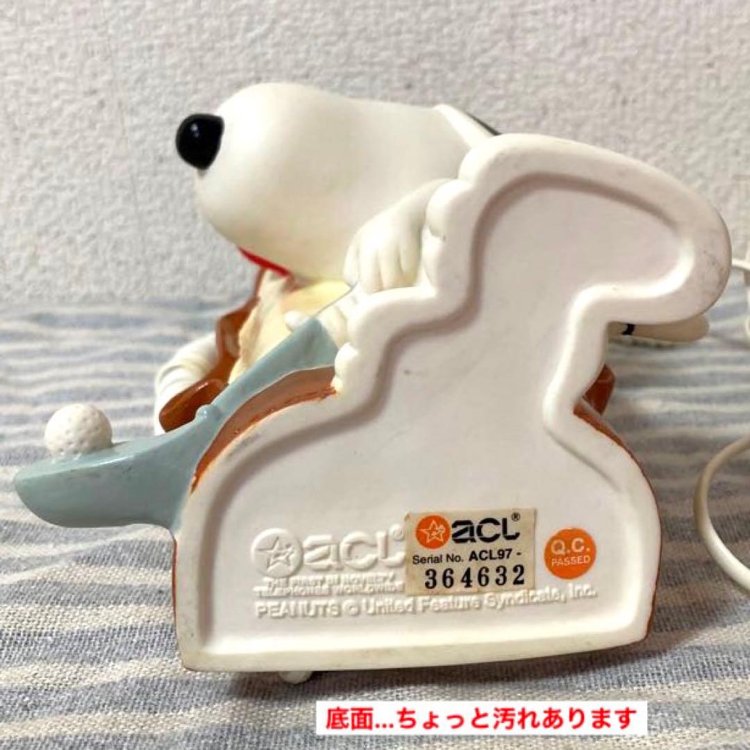 90's VTG＊ゴルファーSNOOPY＊3-D PHONE＊PEANUTS電話