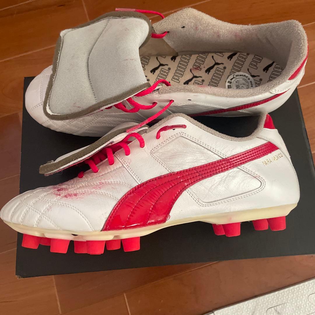 新品未使用PUMA パラメヒコデュエ　白赤