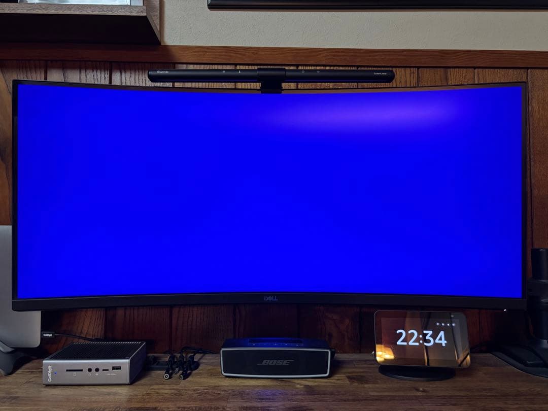 Dell S3422DWG曲面モニター 本体 34インチ　ウルトラワイド