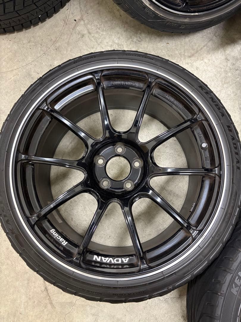 ADVAN 18インチ RZⅡ PCD100 アドバン　8.5J 9J