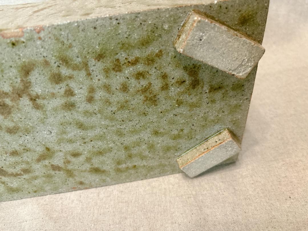 やちむん　足付き　角　高脚おちょこ　大嶺實清　大嶺工房　断捨離