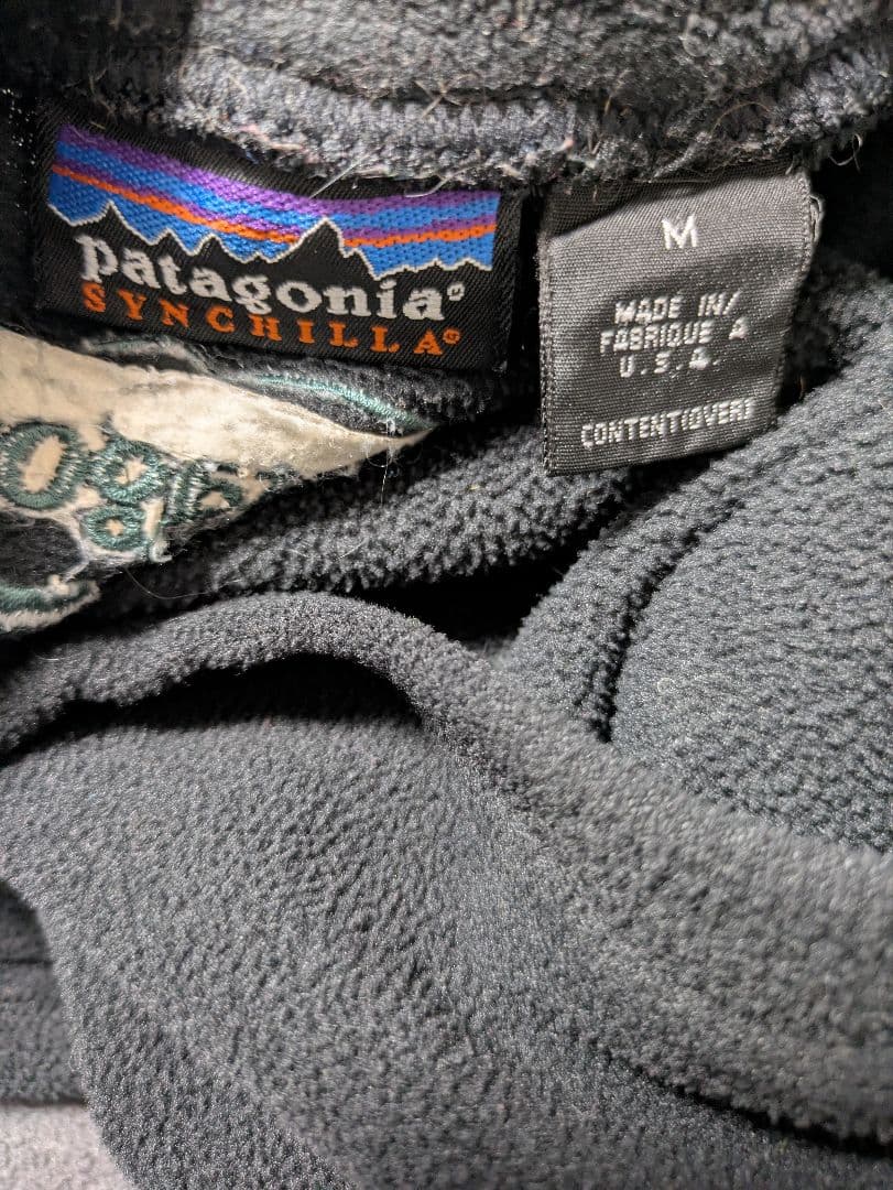 【美品】patagonia オーバルロゴ フリース M