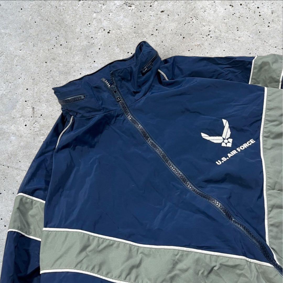 希少US AIR FORCE トレーニングジャケット セットアップ米軍実物 空軍