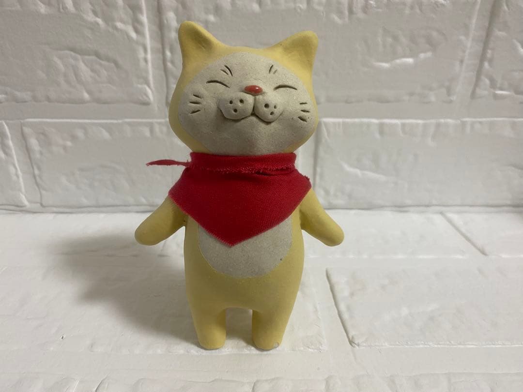 中古品【猫の置物】2匹セット☆布施猫笑店☆