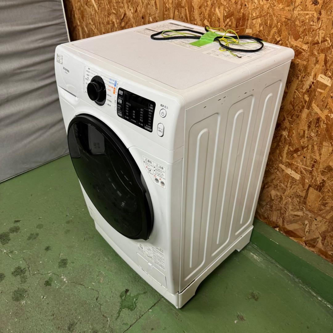 248 アイリスドラム式洗濯機　8キロ　小型　一人暮らし　左開き　同棲使用可能