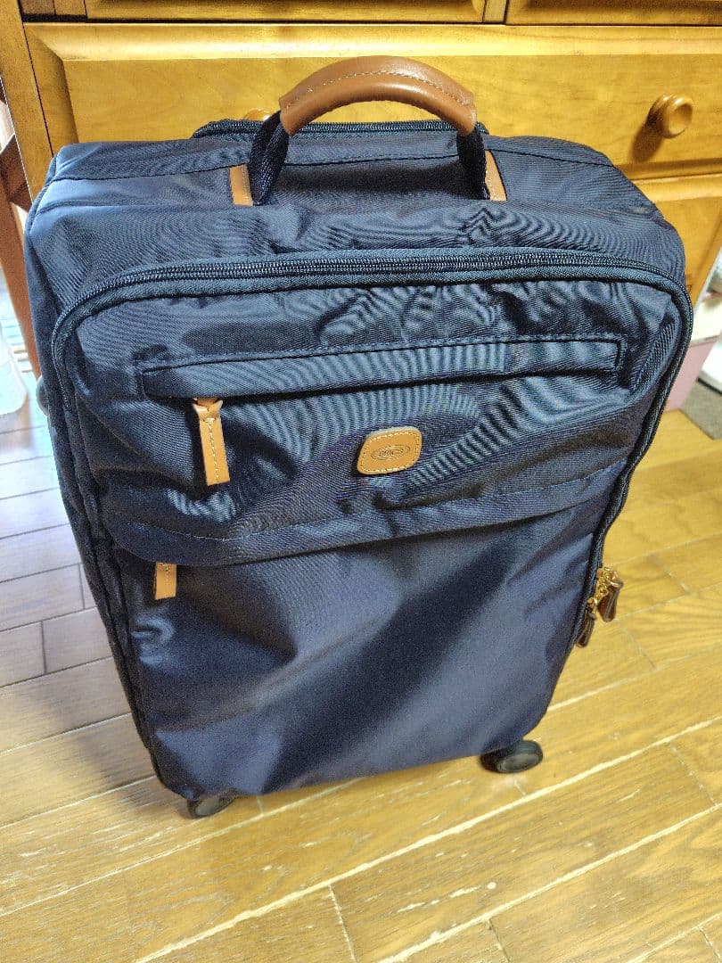 BRICS 　ネイビー ソフト キャリーカート スーツケース