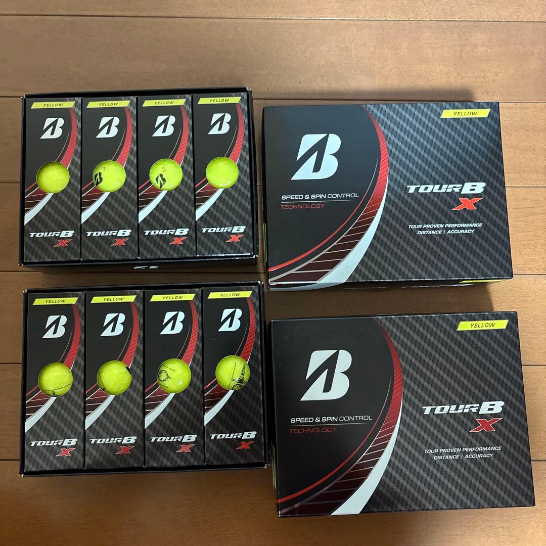 ブリヂストン　ツアーBX イエロー　新品未使用品　2ダース