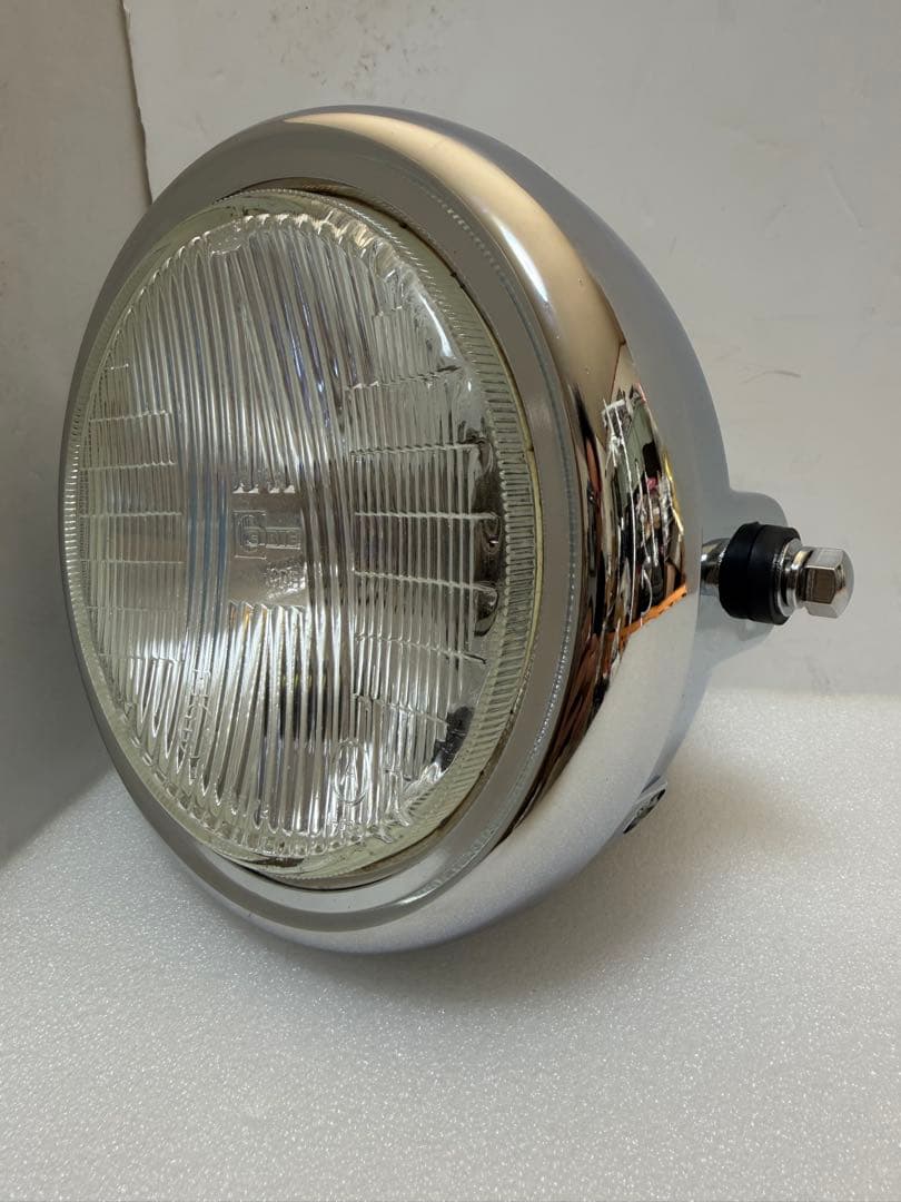 当時物シビエスーパーオスカー凹みレンズ付ヘッドライトASSYCIBIEマーシャル