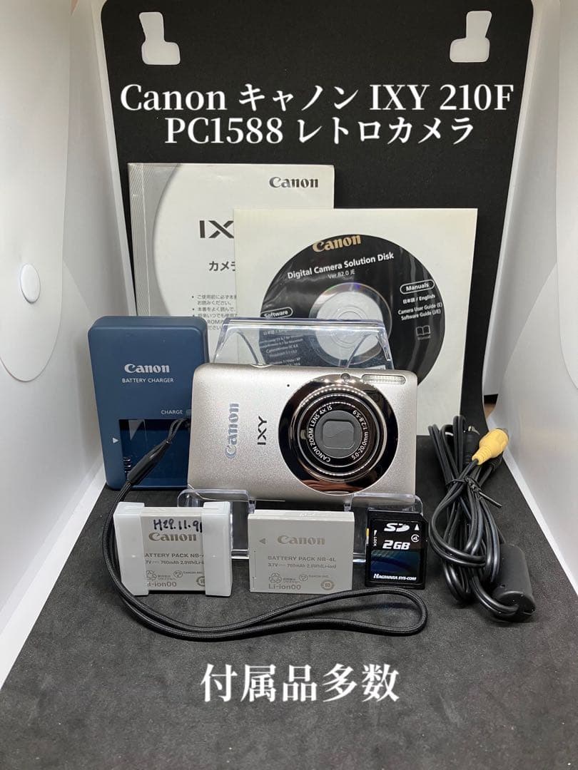 （希少）Canon キャノン IXY 210F PC1588 レトロカメラ