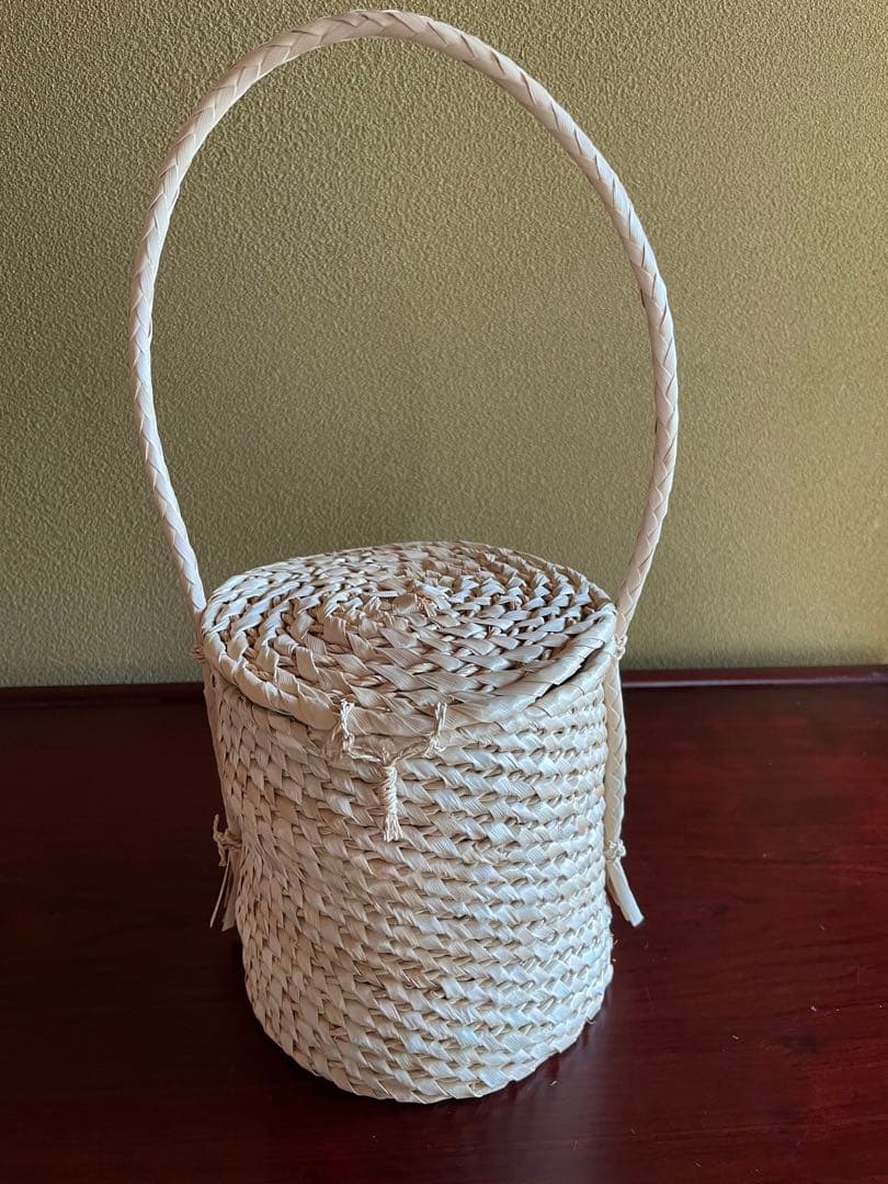 カゴバッグ　月桃　手さげバッグ