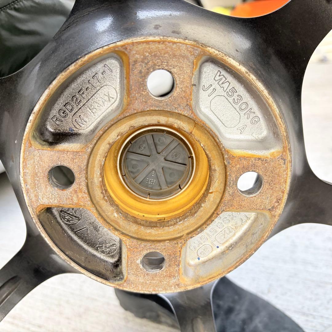 ADVAN RG-D2 17インチ 7.5J＋35 PCD98 ４穴 アバルト