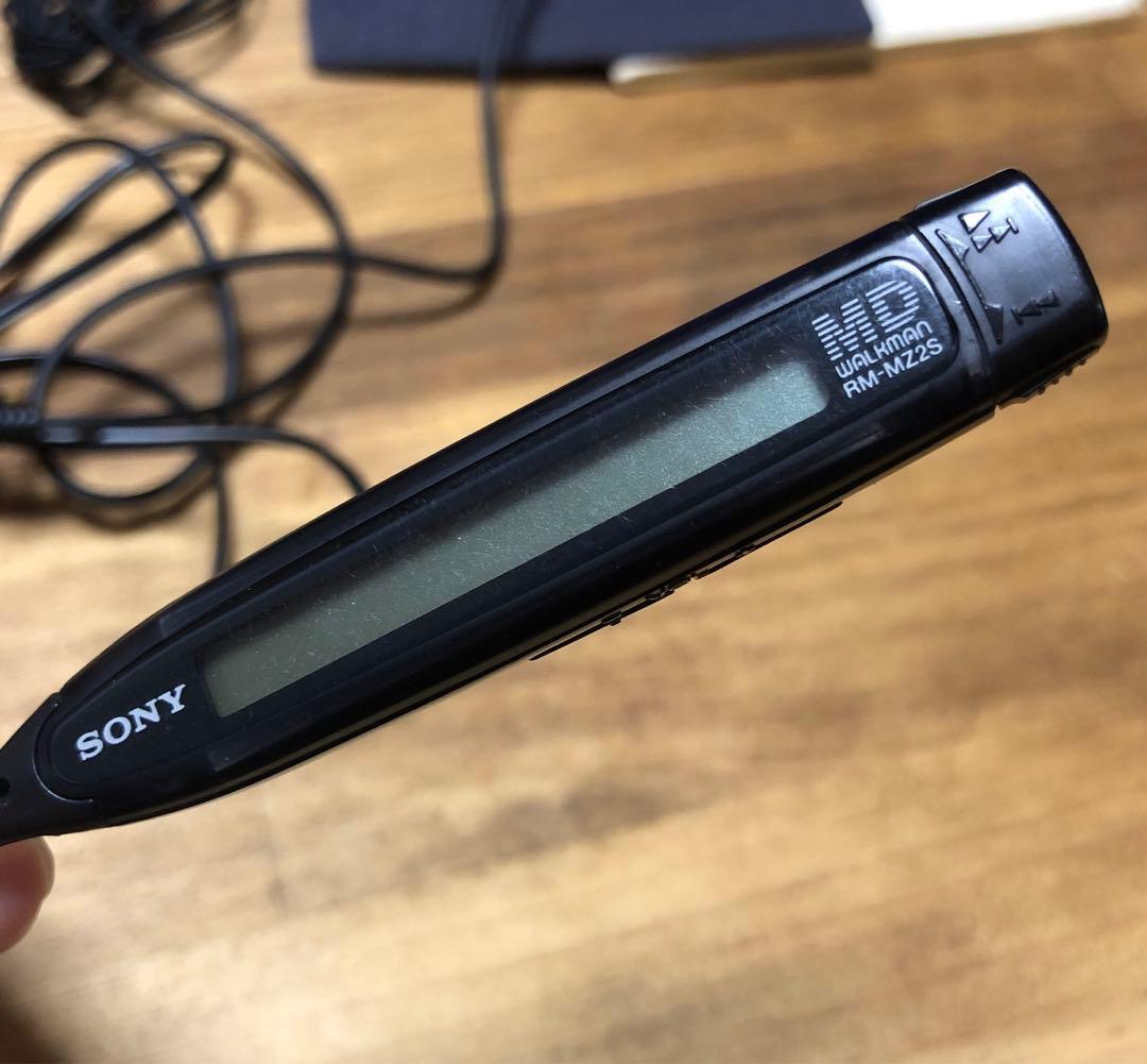【希少】録音再生動作良好 SONY MDウォークマン　MZ-R90 ブラック