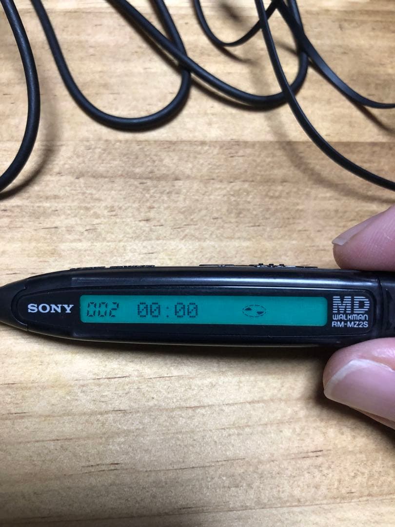 【希少】録音再生動作良好 SONY MDウォークマン　MZ-R90 ブラック