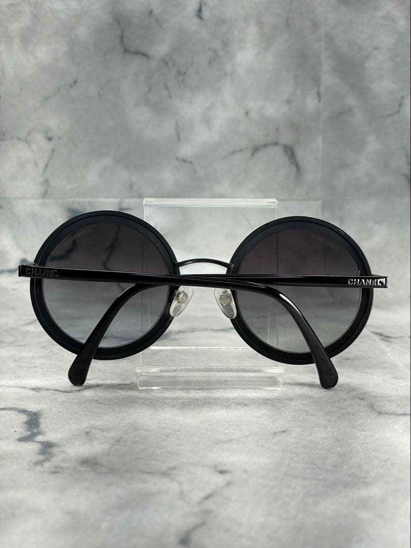 ✨付属品完備・美品✨CHANEL ラウンド サングラス ブラック