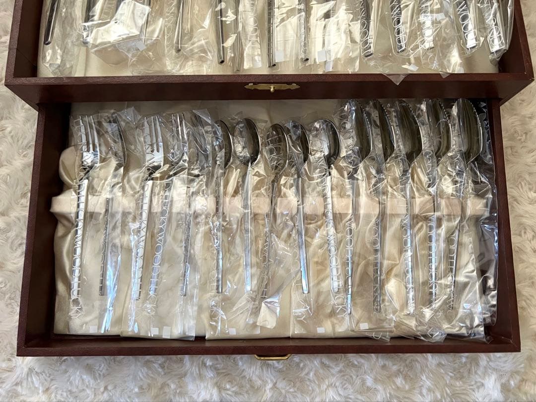 ラッキーウッド　カトラリーセット　スカンジナビア　ディナーセット〈35本セット〉