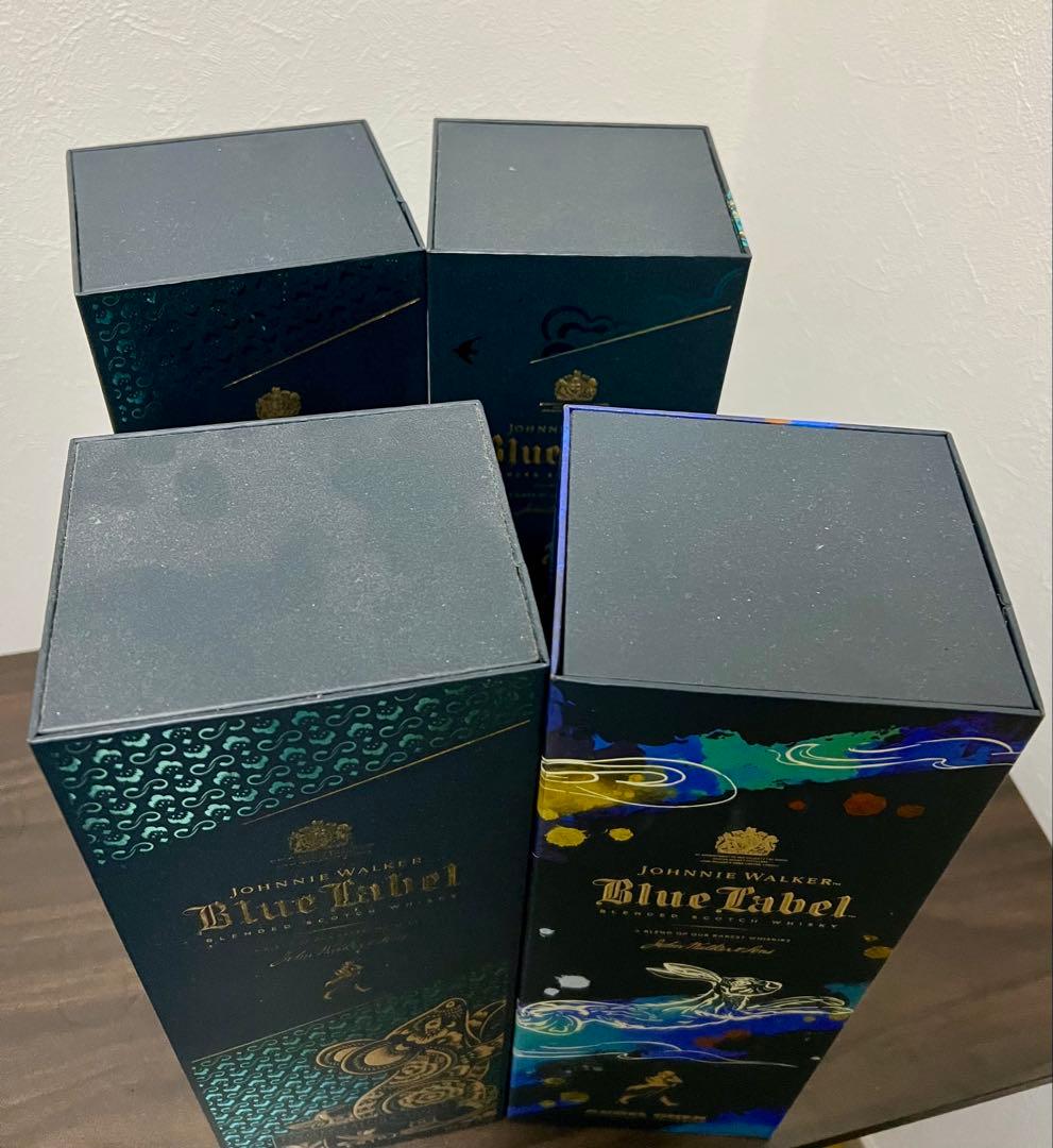 【空箱】ジョニーウォーカーブルーラベル(干支) 6本　　＋1本