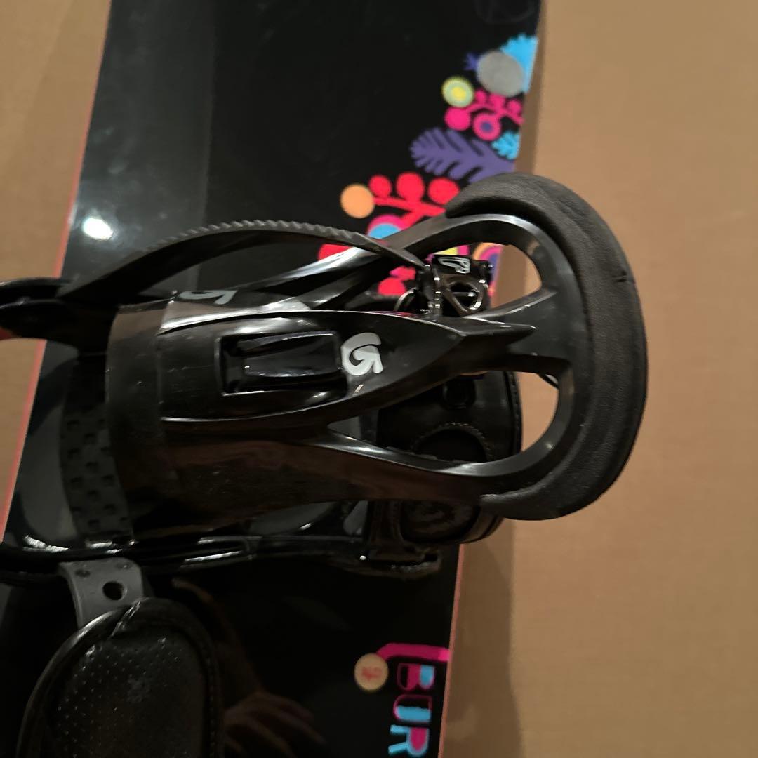 Burton スノーボード カラフルデザイン　ビンディング付き