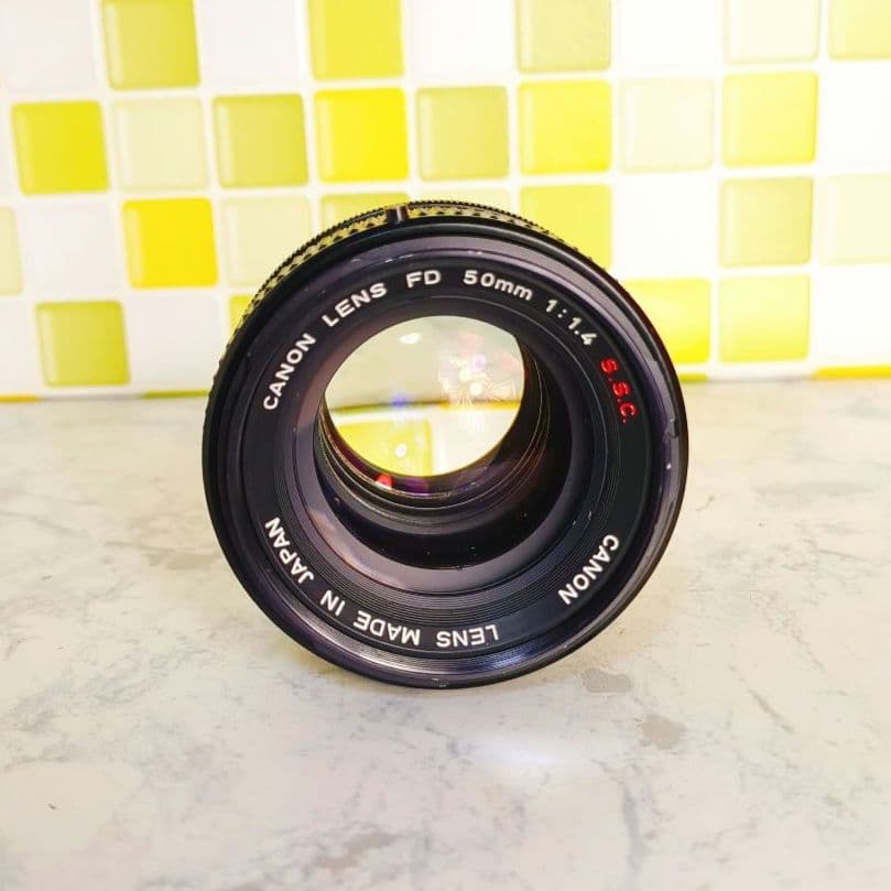 綺麗 Canon キャノン FD S.S.C 50mm F1.4 単焦点 レンズ