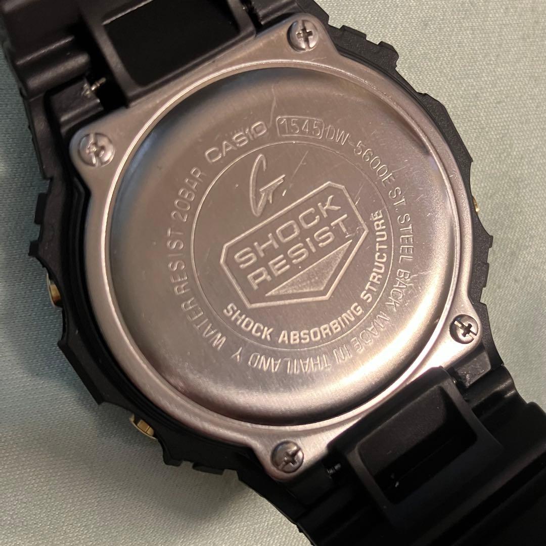 CASIO G−SHOCK DW−5600E ゴールド液晶