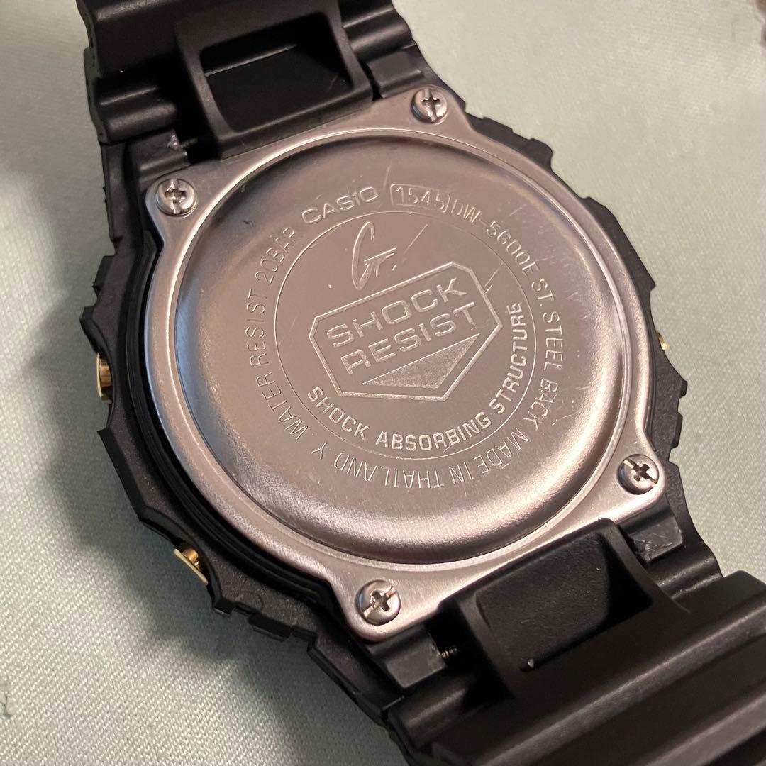 CASIO G−SHOCK DW−5600E ゴールド液晶