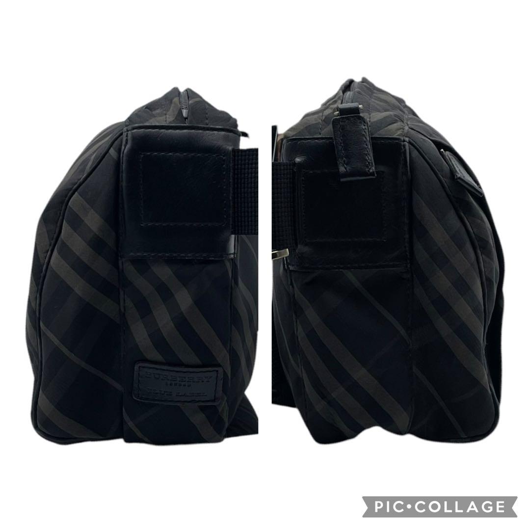 希少 美品 バーバリーブルーレーベル ウエストポーチ ボディバッグ ノバチェック