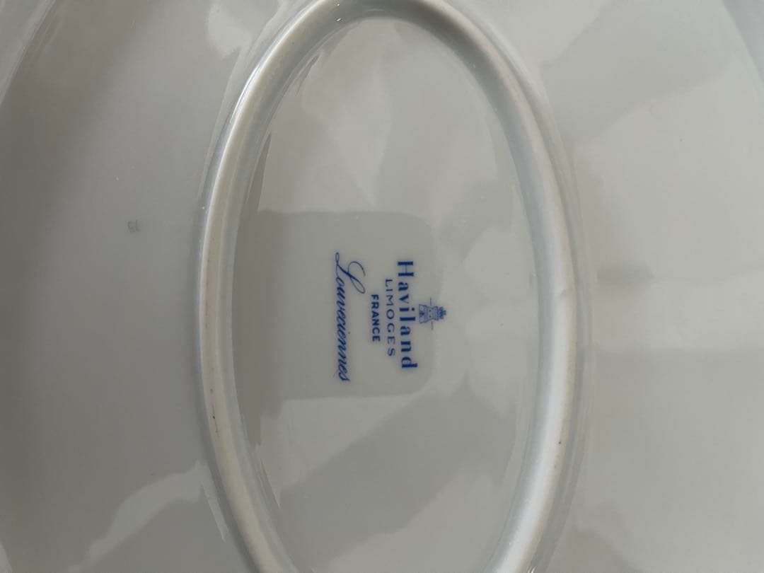 Haviland 花柄 楕円大皿 フランス製
