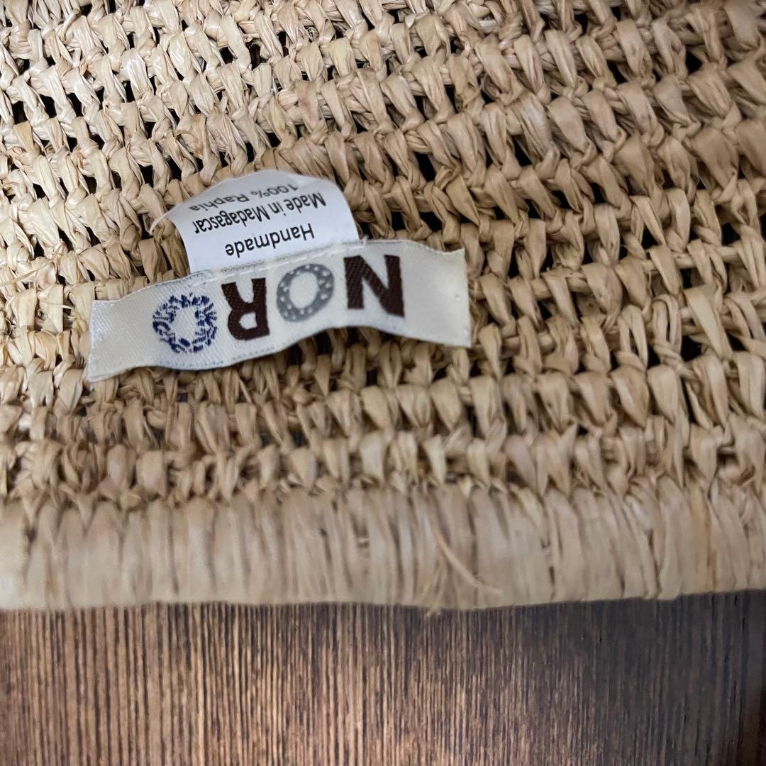 NORO カゴバッグ トートバッグ ラフィア ノロ プラージュ 辺見えみり