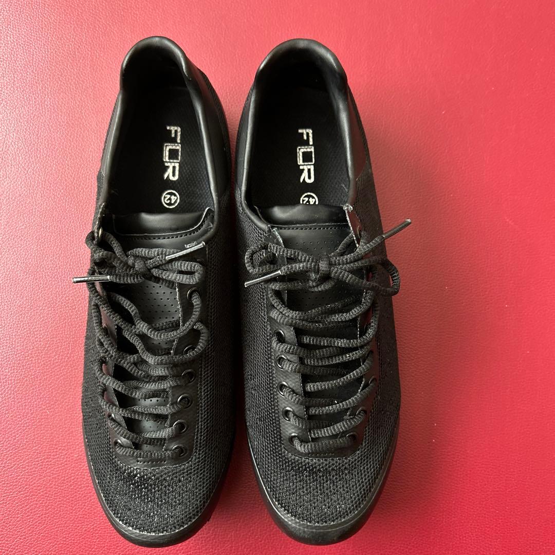 【FLR】F-55ニットシューズ　ブラック42