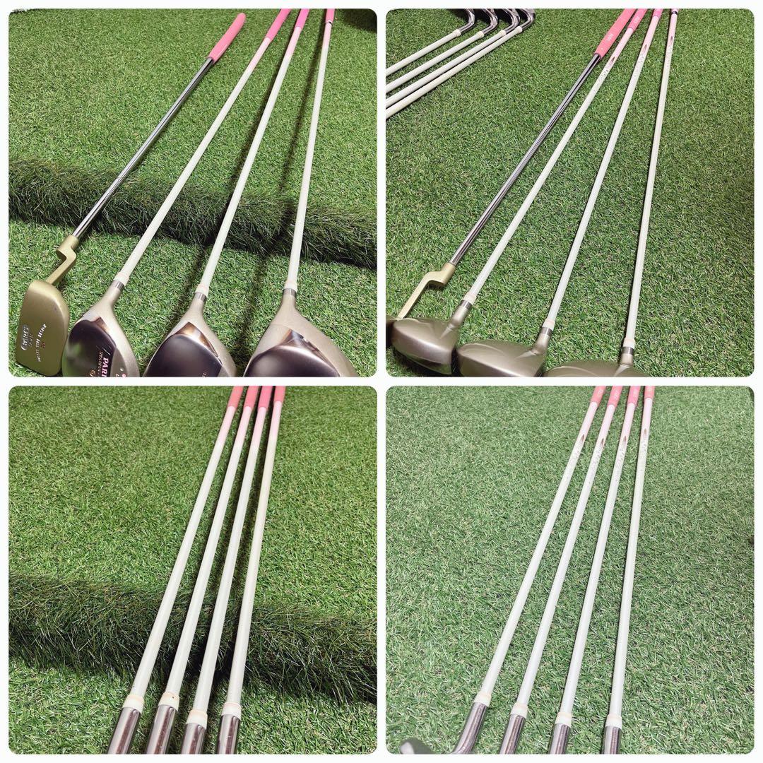 PARIS 初心者に優しいセット かわいい レディースゴルフクラブ8本セット