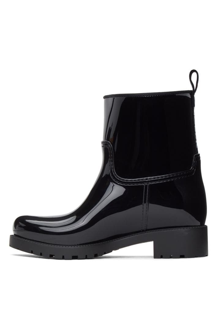 P*୧様 MONCLER ブラック ラバーシューズ