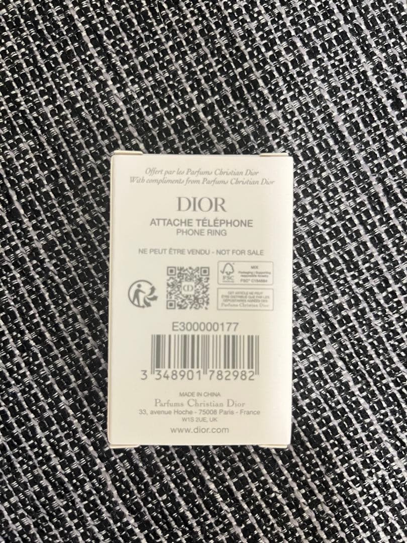 Dior 手鏡 黒　スマホミラー　ノベルティ