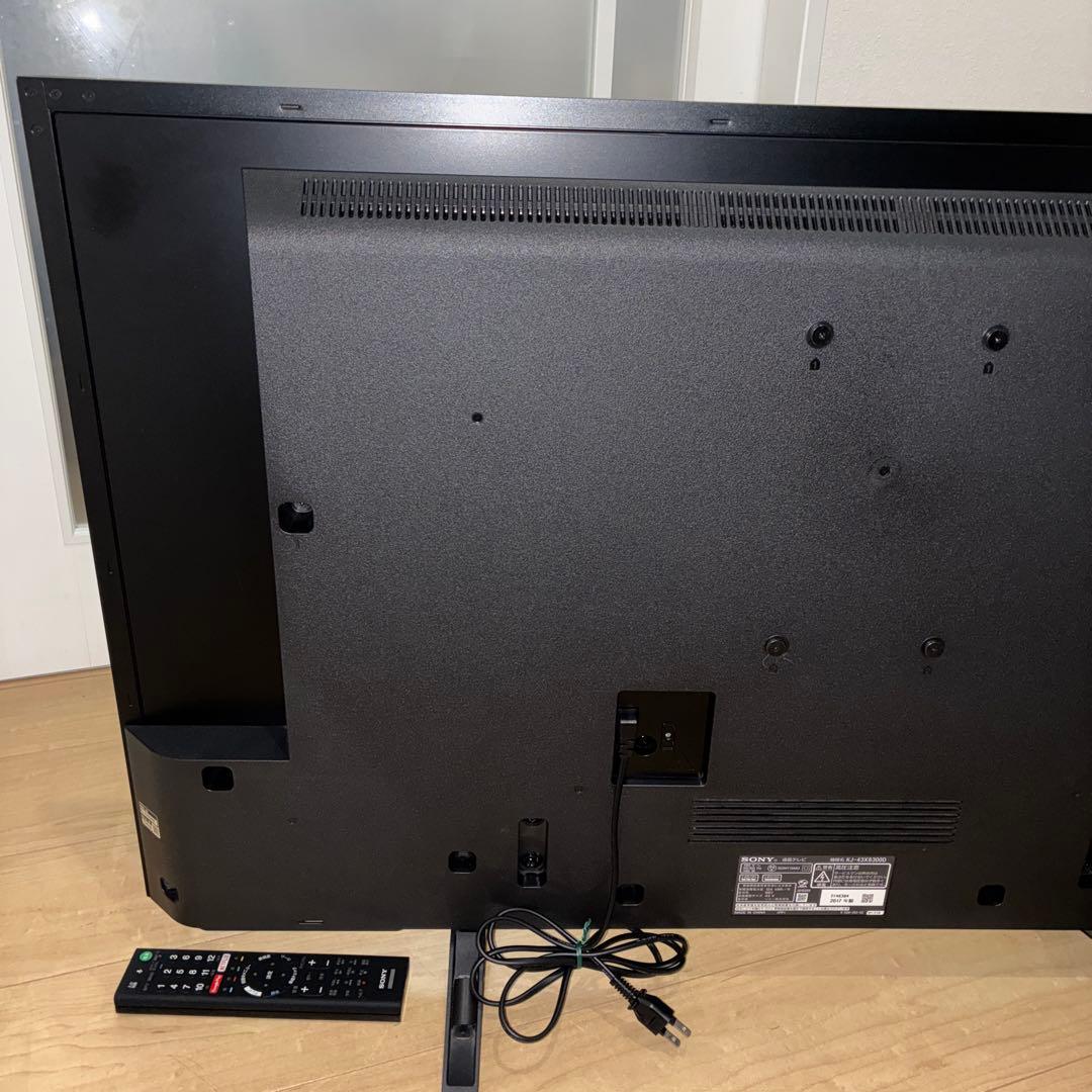 スマートテレビ　4K対応！SONY ソニー　KJ-43X8300D　超美品!