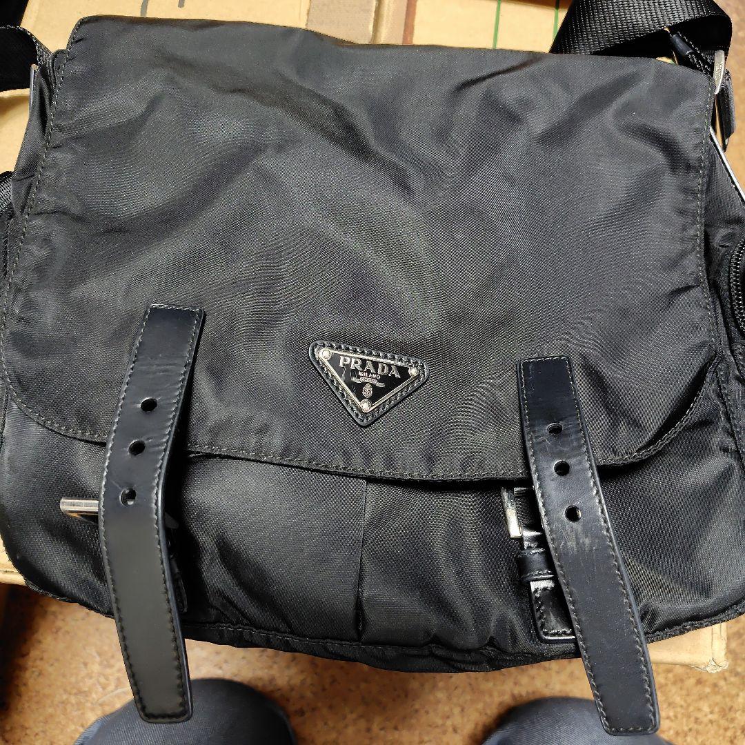 T*✨様 PRADA ブラック ショルダーバッグ