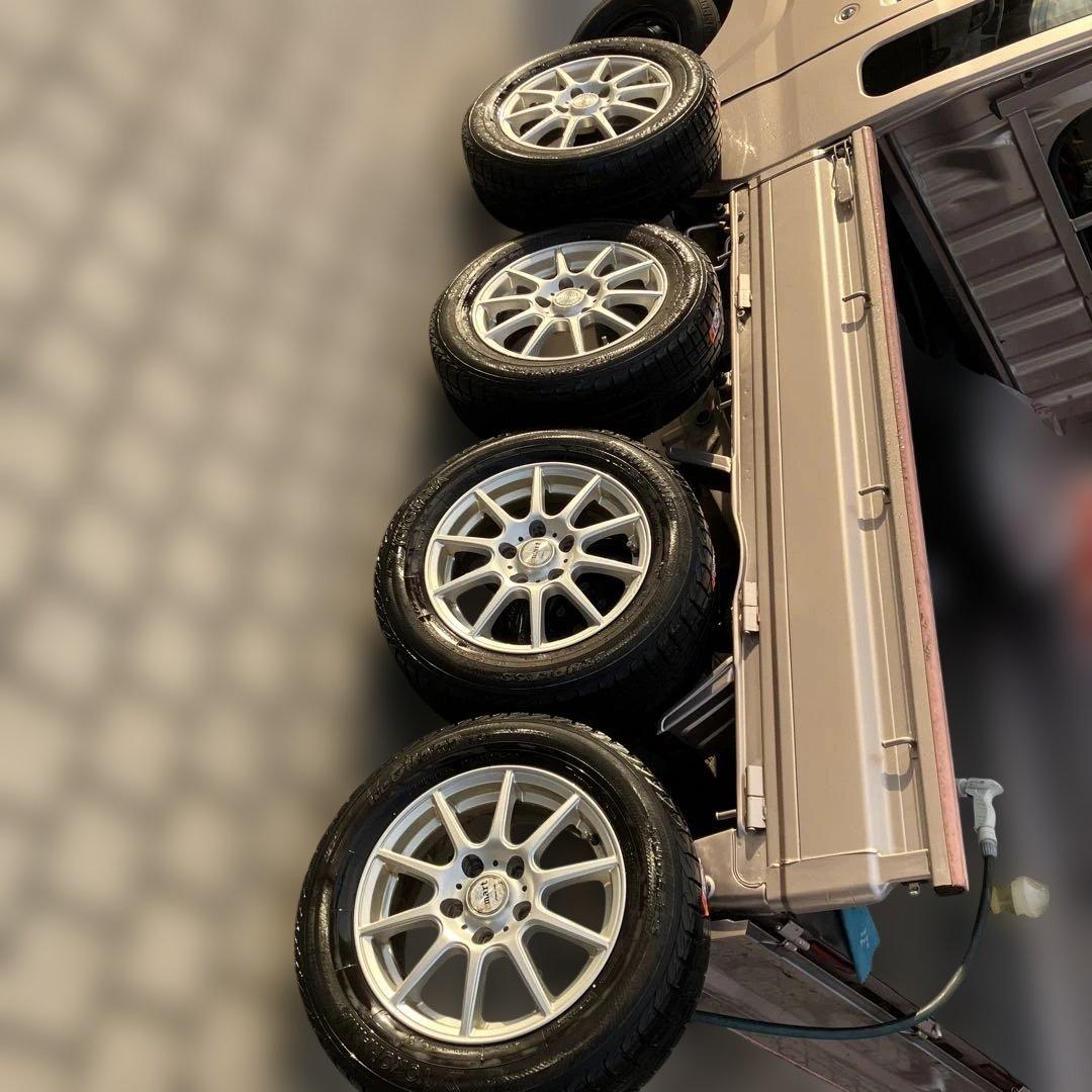 195/65r15スタッドレスアルミ付き4本セット