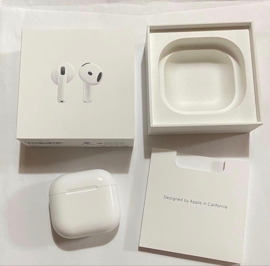 【保証書付き正規品】AirPods4 ノイズキャンセリング機能なし(箱付き)
