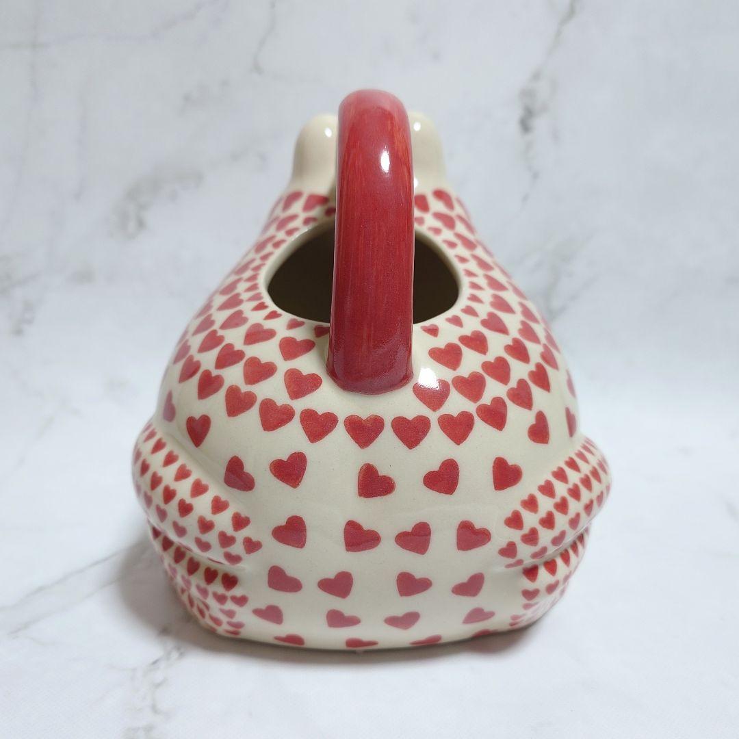 新品 ポーリッシュポタリー Galia社 カエル じょうろ