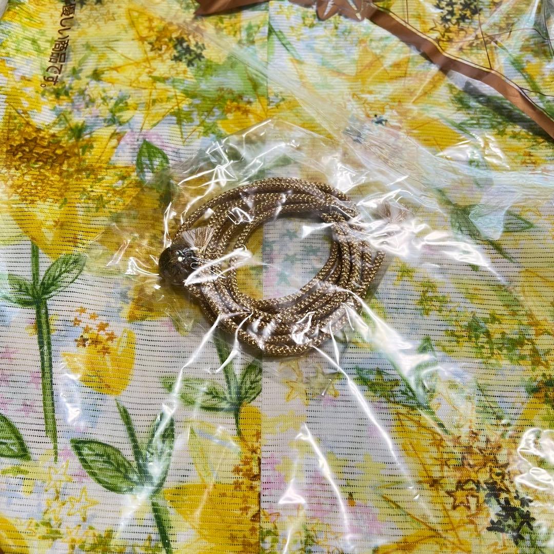 美品♡金子みすゞ　浴衣　帯帯締めセット　綿素材