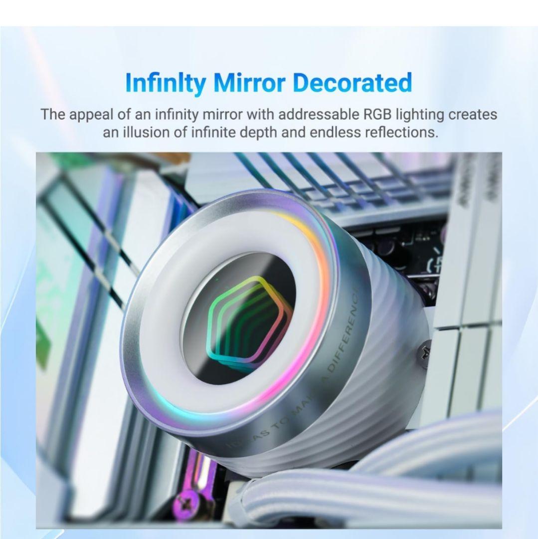 ID-COOLING FX360 INF ホワイト 360mm簡易水冷クーラー