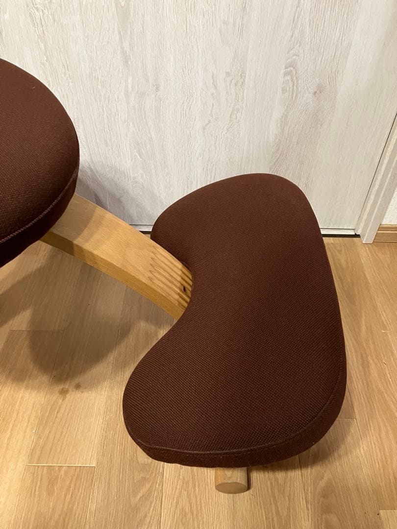 美品　バランスイージー バランスチェア リボ社 新品カバー付(アガットレッド)