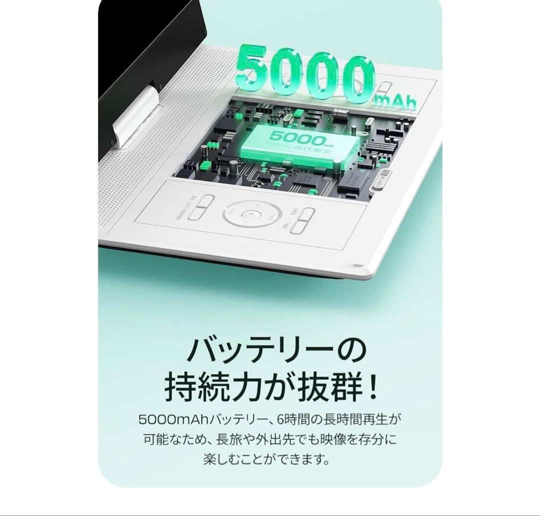 Surfolia ポータブルDVDプレーヤー 14.1インチ