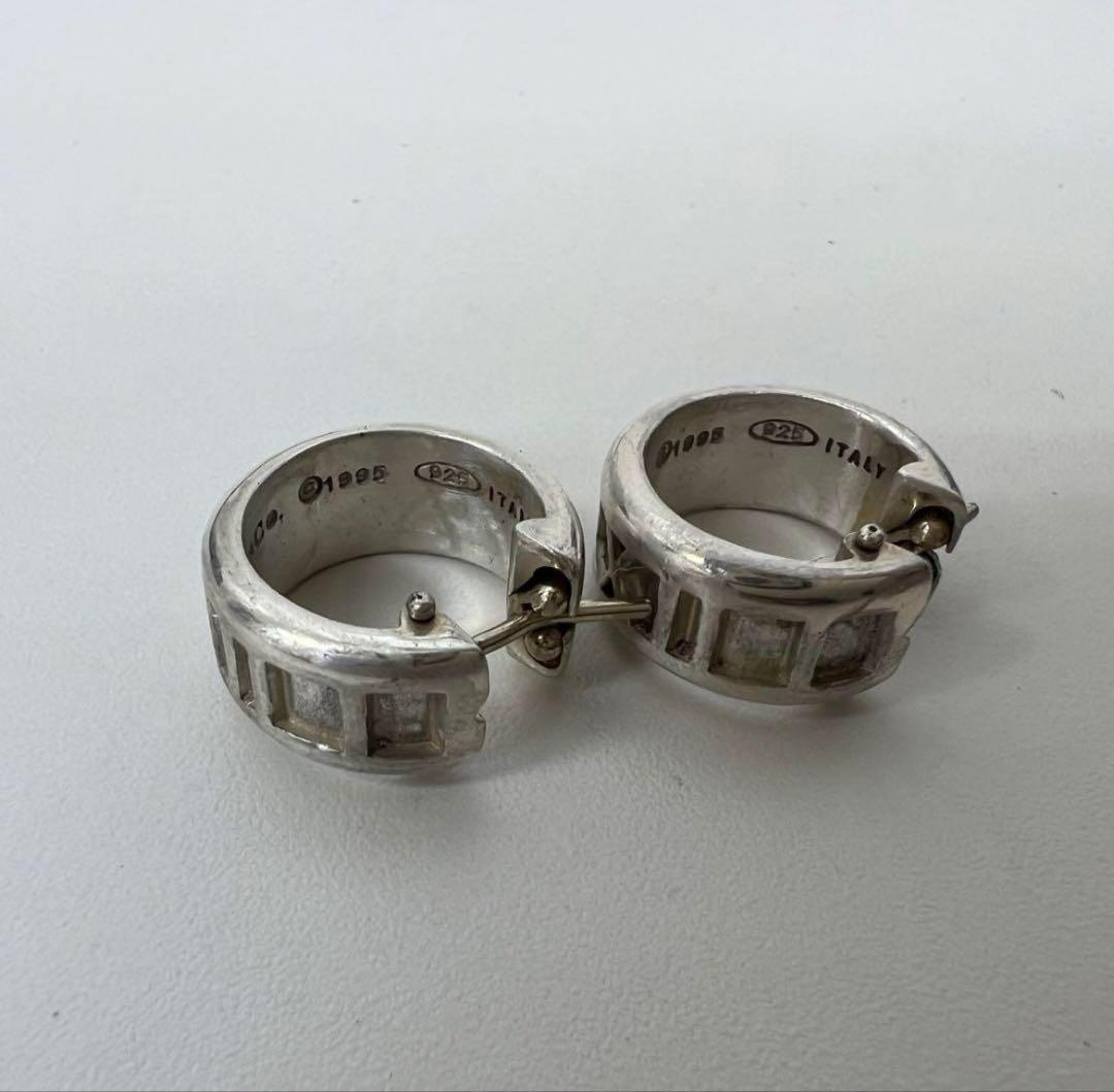 Tiffany & Co ティファニー　フープピアス　シルバー　SV925