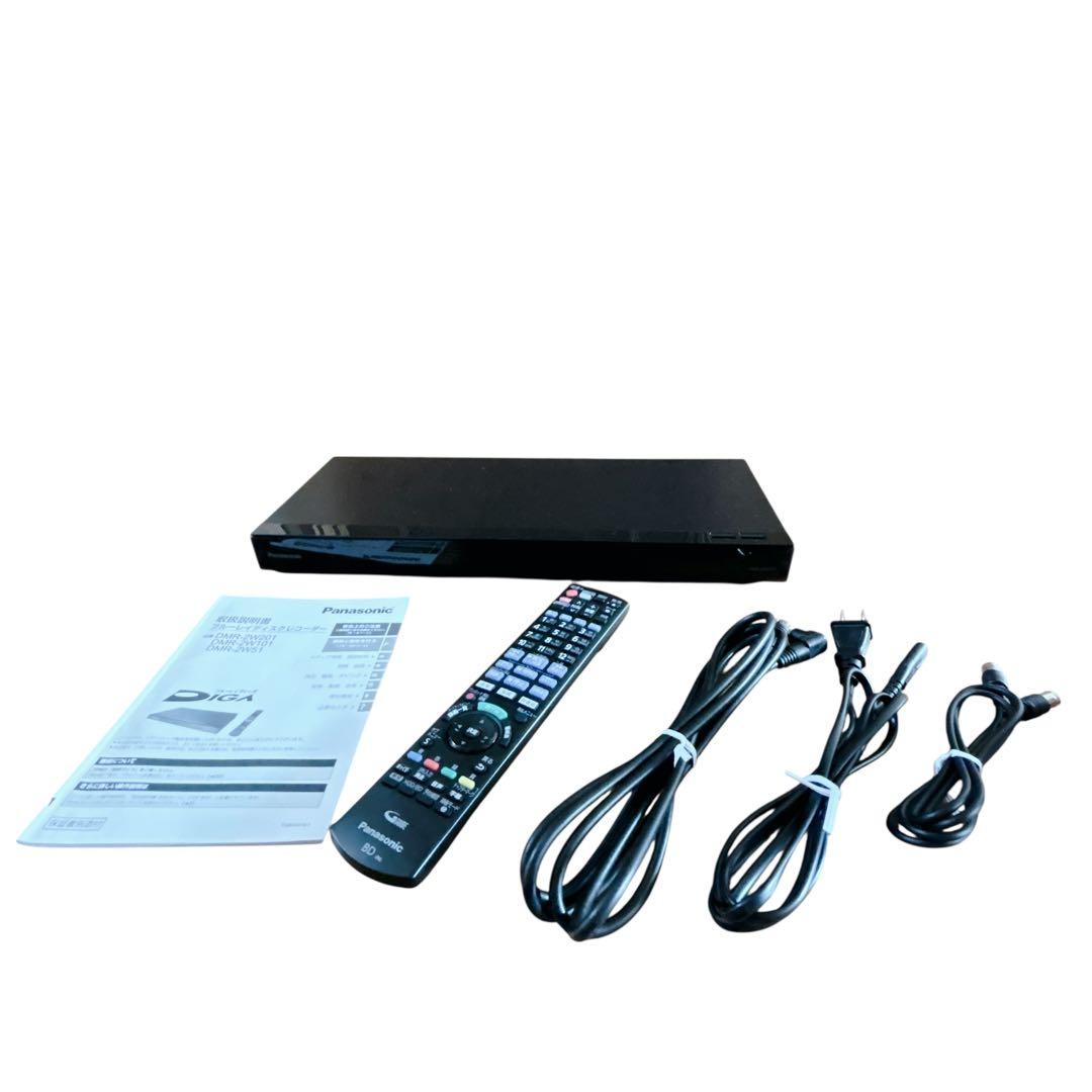 極美品 Panasonic DMR-2W201 HDD容量2TB BD