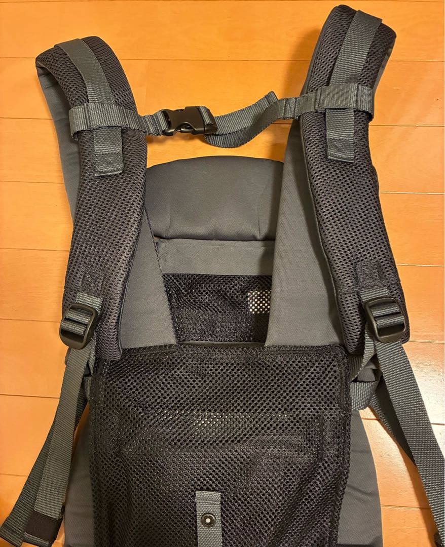 【美品】Aprica アップリカ ラクリス ダークグレー 完品 抱っこ紐