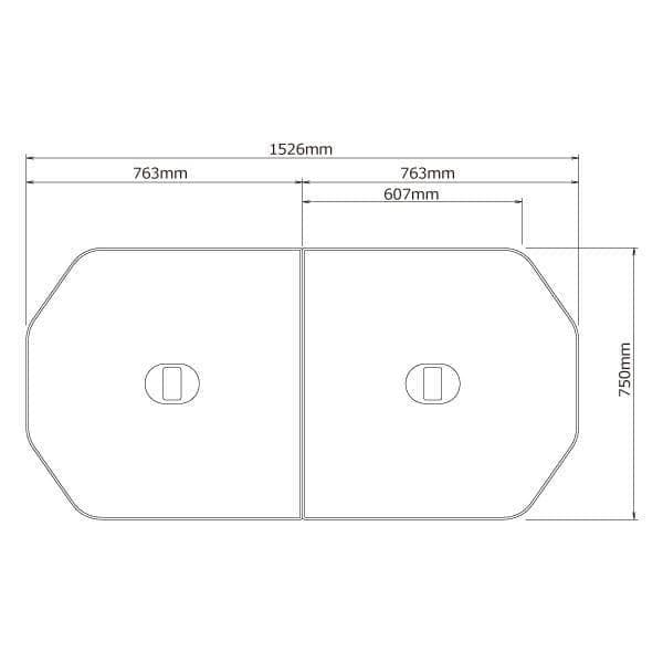 【新品・未使用】断熱風呂ふた ノーリツ FD-SJA1678-WH